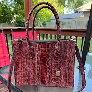 Michael Kors Genuine Snakeskin Tote